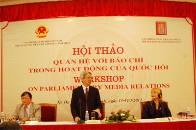 ກອງປະຊຸມສຳມະນາການພົວພັນກັບສື່ມວນຊົນໃນ ການເຄື່ອນໄຫວຂອງສະ ພາແຫ່ງຊາດ